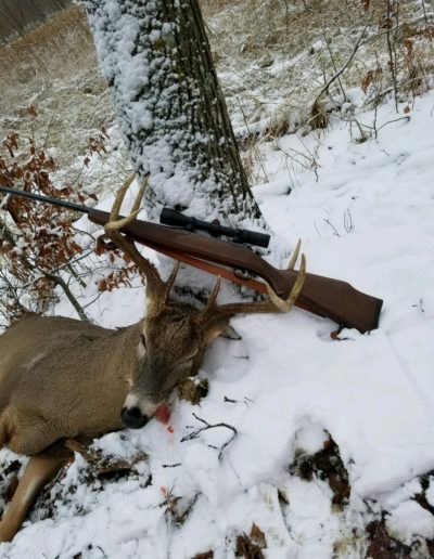 Keith Crisman took this buck with his 30-06 winchester at 110 yards by Detroit Lakes