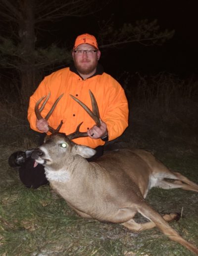 Mike Butler took this eight pointer by Frazee during the 2019 MN rifle season