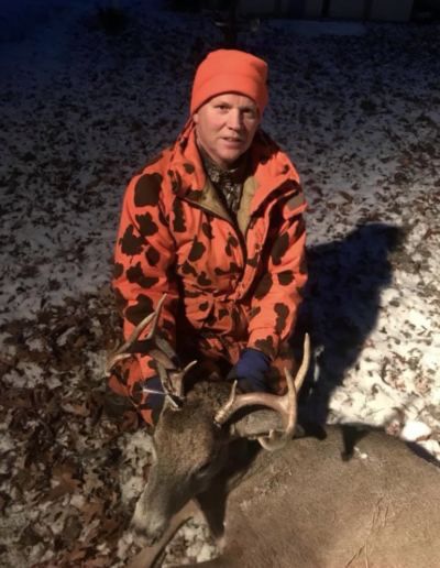 Todd Budke shot this 10 point buck in the foothills of Erhard on his farm with his 30-06.
